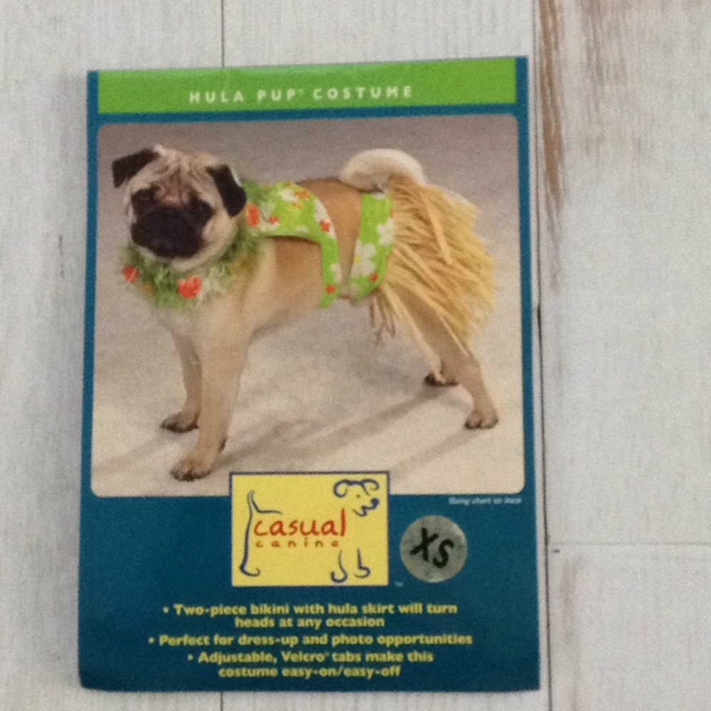 Hula pup costume